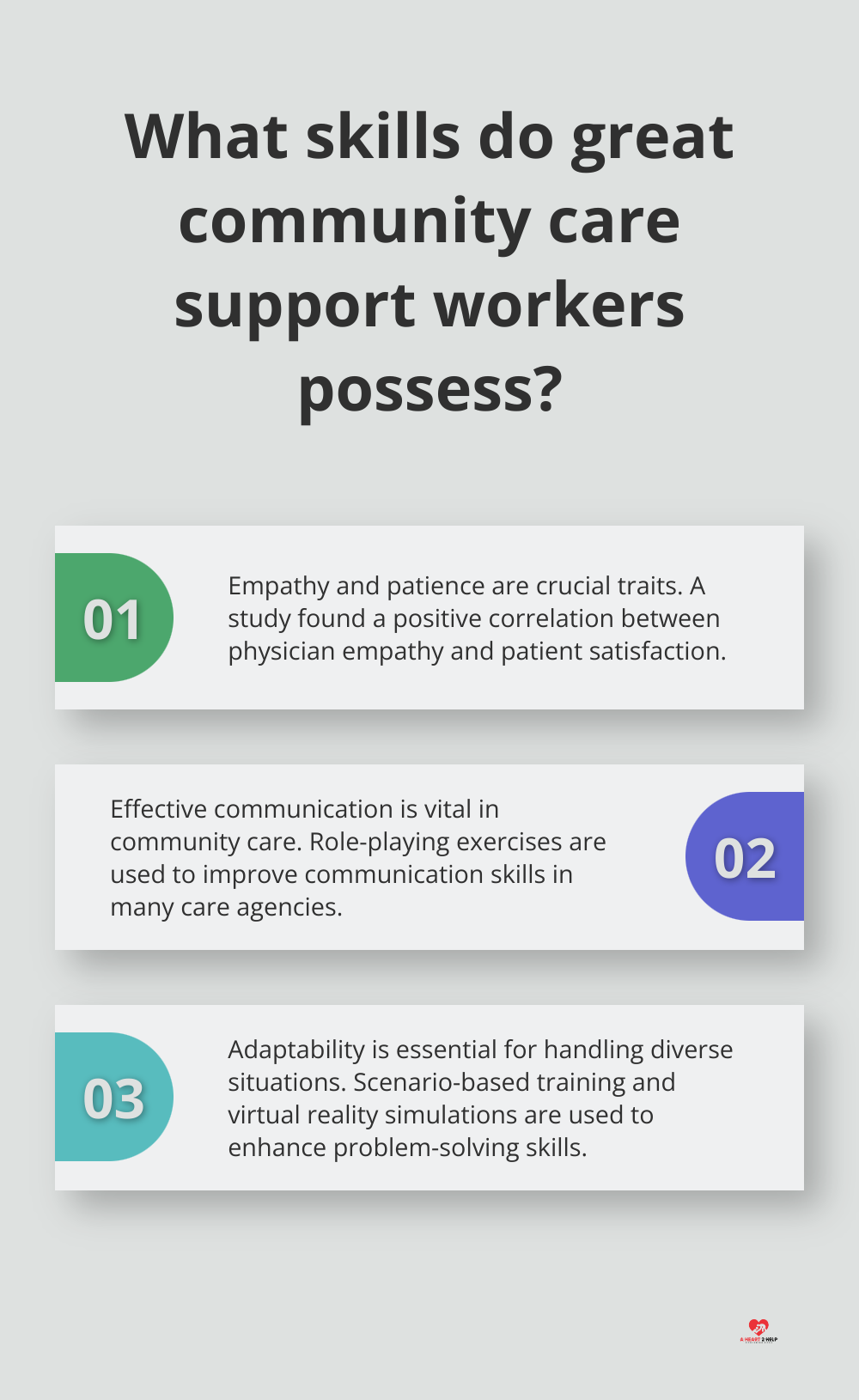 Fact - What skills do great community care support workers possess?