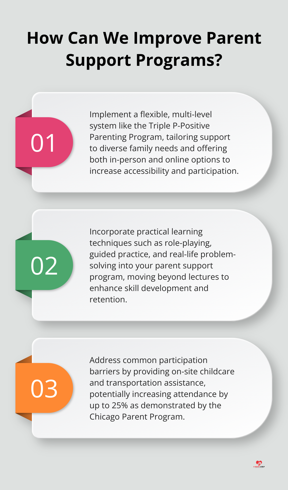 Infographic: How Can We Improve Parent Support Programs? - community based parent support programs