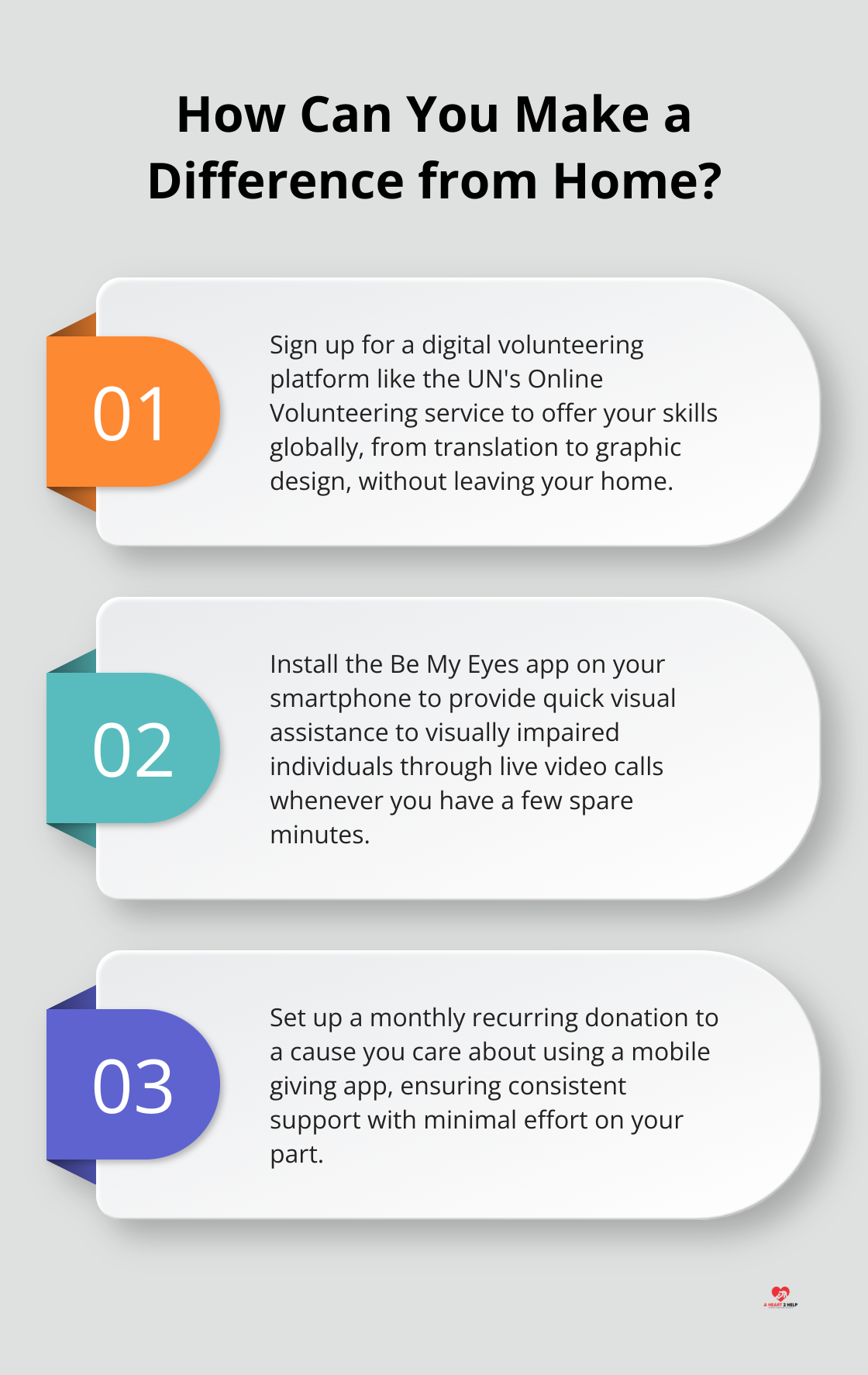 Infographic: How Can You Make a Difference from Home?