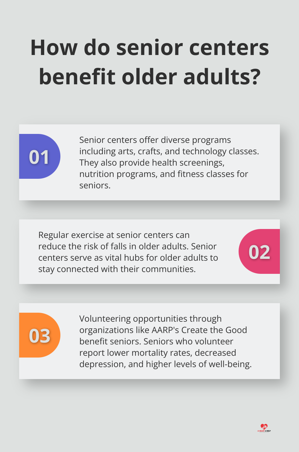 Infographic: How do senior centers benefit older adults? - elderly community support