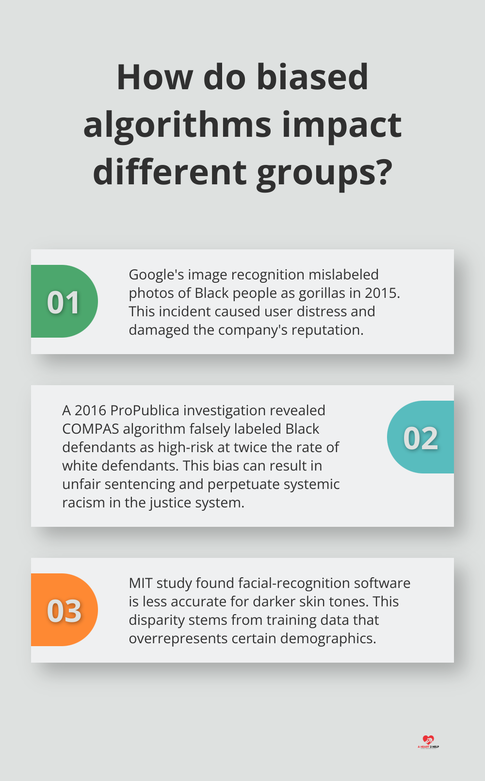 Infographic: How do biased algorithms impact different groups? - inclusive algorithms