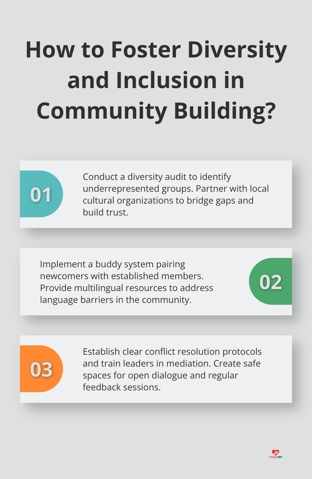 Infographic: How to Foster Diversity and Inclusion in Community Building? - nurture the bonds of community meaning