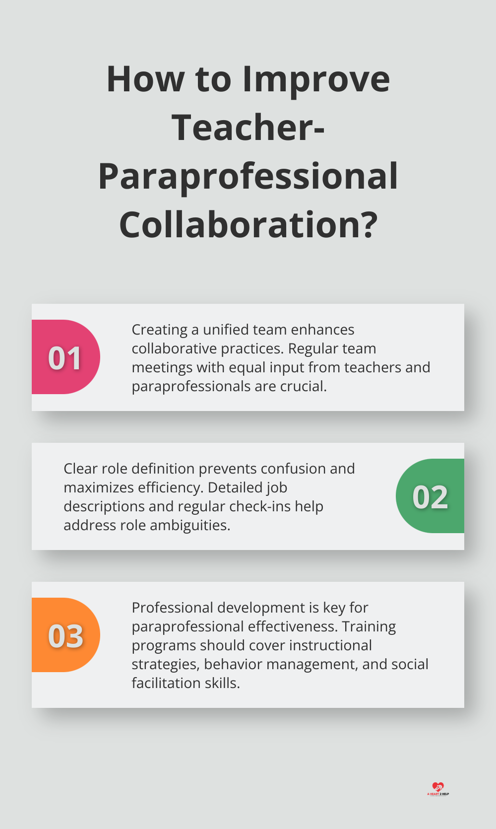 Infographic: How to Improve Teacher-Paraprofessional Collaboration?